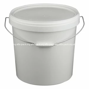 Ведро 21 л. пластиковое для пищевых продуктов , плотное с металлической ручкой Белое Круглое (артикул: 020000138) купить в разделе «Пищевые ведра и контейнеры».